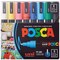 8 Posca Paint Markers Set - 5M Medium Markers with Reversible Tips, Acrylic Paint Pens for Art Supplies, Fabric Paint, Fabric Markers, and General Painting
